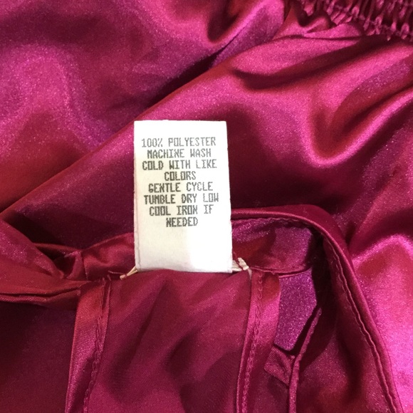 Studio Y Pink Tie Back Gathered Waist Top Small - Picture 5 of 5